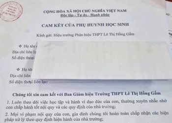 Vì sao phải cam kết ba năm không được chuyển trường?